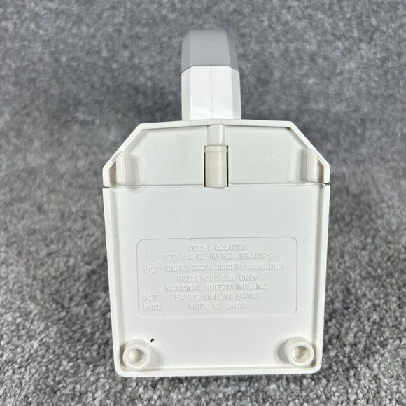 Presto Salad Shooter 0291001 Slicer / Shredder Base Power Unit Only Tested Works - Picture 8 of 9